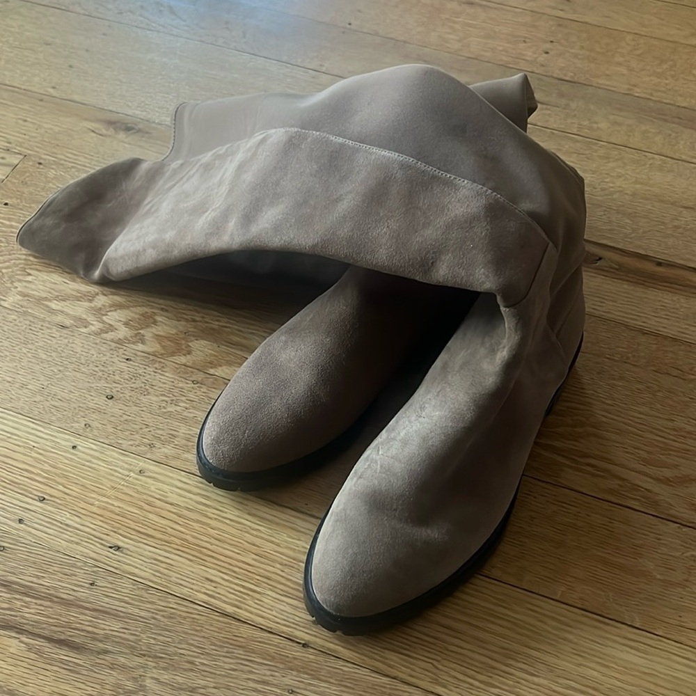50/50 Stuart weitzman over the knee tan suede